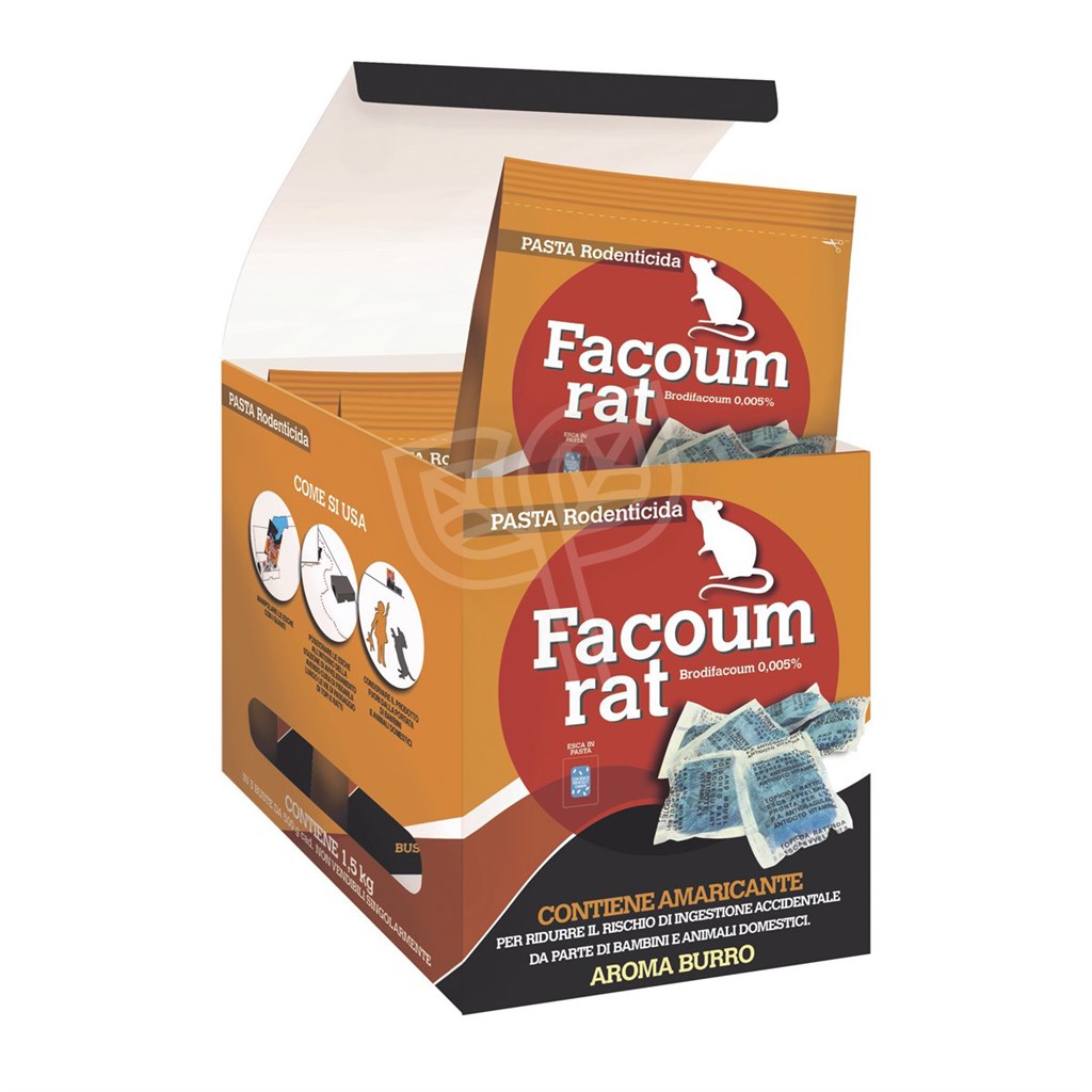 FACOUM RAT - BOX 3 BUSTE DA GR 500 - VEBI 01951